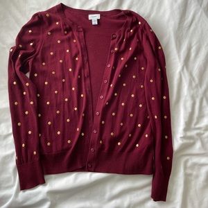 Ladies Burgandy Medium Sweater